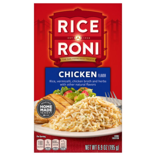 Rice-A-Roni Vermicelli Chicken Broth And Herbs Flavor