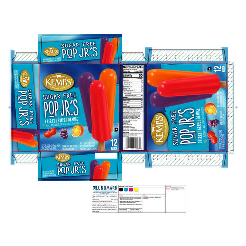 Kemps Pop Jr.'s No Sugar Added Pops
