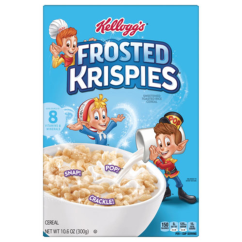 Frosted Krispies Cereal, Sweetened, Toasted Rice