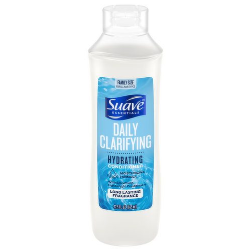 Suave Essentials Conditioner, Daily Clarifying, Hydrating, Family Size