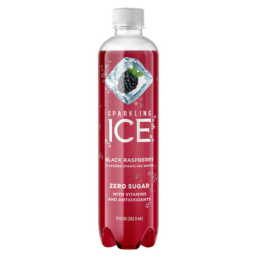 Sparkling Ice Sparkling Water, Zero Sugar, Black Raspberry