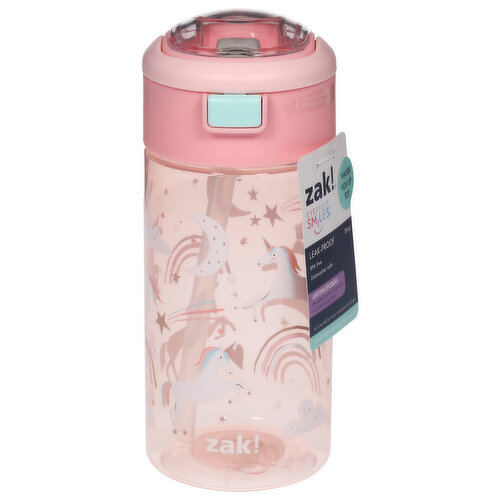 Zak! Everyday Smiles Bottle, Leak-Proof, 18 Ounce