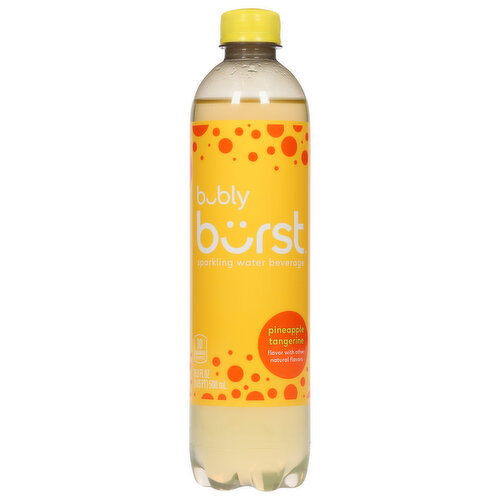 Bubly Burst Sparkling Water Beverage, Pineapple Tangerine