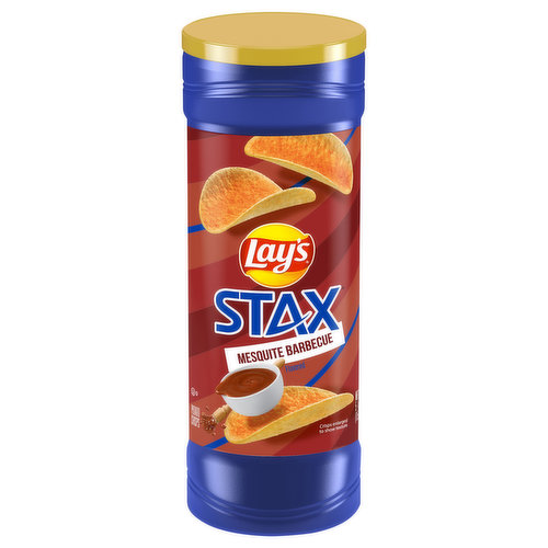 Lay's Stax Potato Crisps, Mesquite Barbecue Flavored