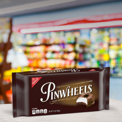 PINWHEELS Pure Chocolate & Marshmallow Cookies