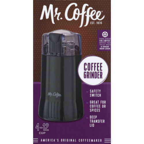 Mr. Coffee Electric coffee grinder 4-12 Cup IDS57-RB