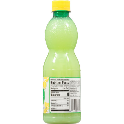 Fresh lemon juice nutrition hot sale