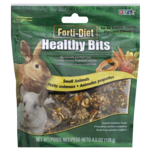 Forti-Diet Healthy Bits Treats, Nutritious, Crunchy, Small Animals