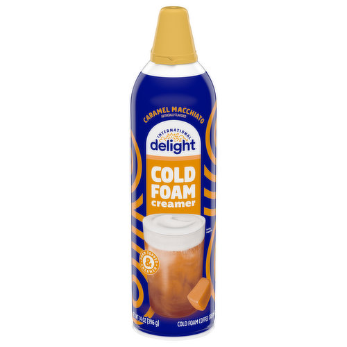 International Delight Coffee Creamer, Caramel Macchiato, Cold Foam