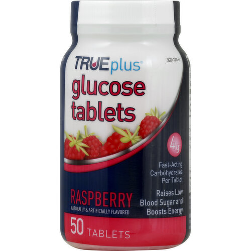 Naturally & artificially flavored. 4 g of fast-acting carbohydrates per tablet. Fat free. Gluten free. Sodium free. Raises low blood sugar and boosts energy. www.trividiahealth.com. Questions? Call 1-800-803-6025. Made in USA.