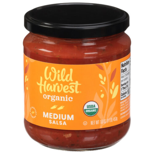 Wild Harvest Salsa, Organic, Medium