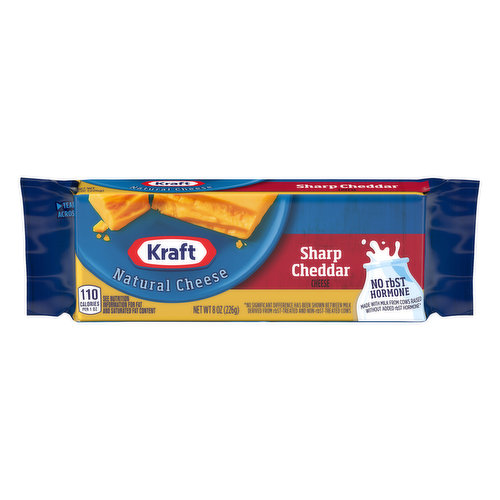 Kraft Sharp Cheddar Cheese Block