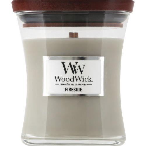 This Woodwick candle that smells and sounds like a crackling fire is on  sale