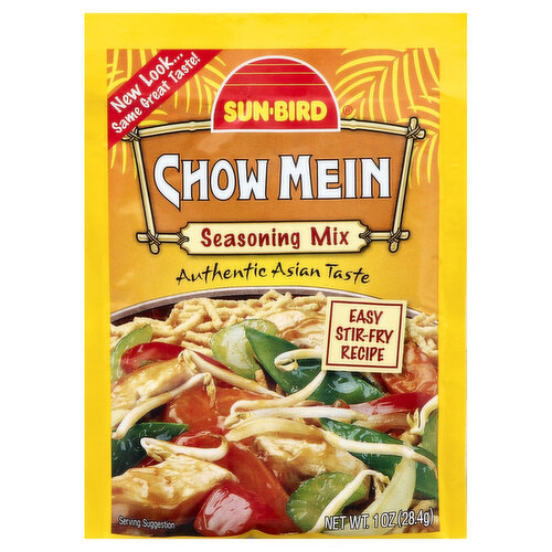 Sun Bird Seasoning Mix, Chow Mein