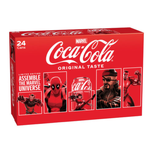 Coca-Cola Soda Soft Drink, 12 fl oz, 24 Ct