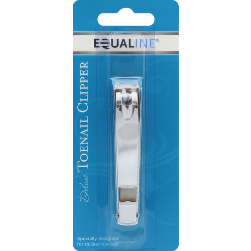 Specially designed for thicker toenails. The savvy choice. Specially designed for improved reach and to handle thicker toenails. Precision ground edges clip nails cleanly and evenly every time. Stainless steel. Made in China.