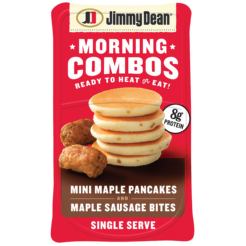 Jimmy Dean Jimmy Dean® Morning Combos, Mini Maple Pancakes and Maple Sausage Bites, 3.27 oz.