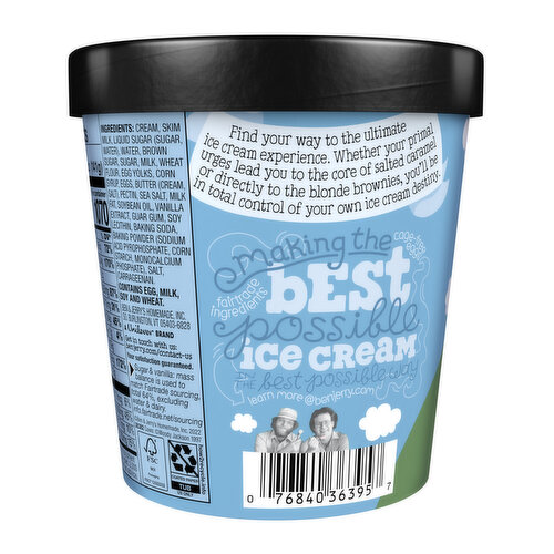 Ben & Jerry's Core Salted Caramel Sweet Cream Ice Cream, 16 oz