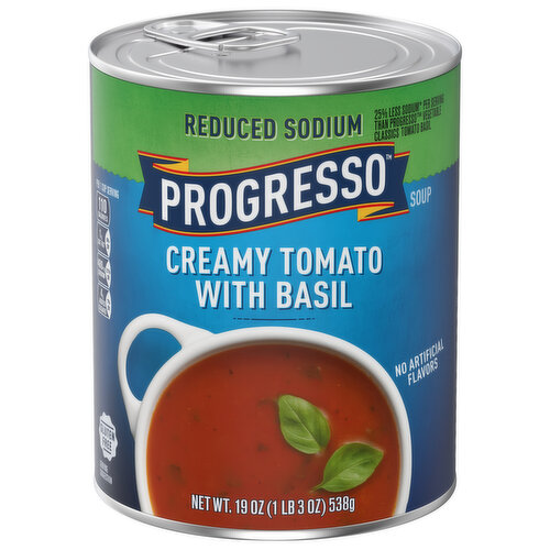 Progresso Soup, Reduced Sodium, Creamy Tomato with Basil