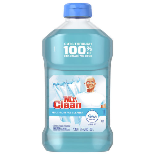 Mr. Clean Multi-Surface Cleaner, with Febreze Freshness, Linen & Sky