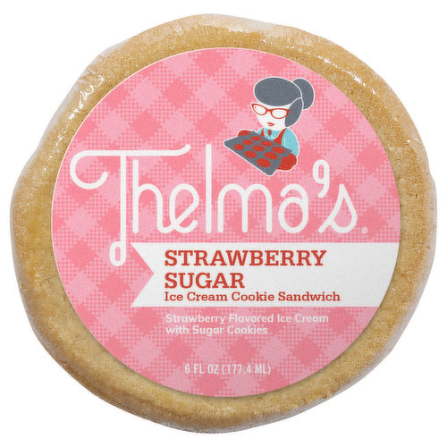 Thelma's Ice Cream Cookie Sandwich, Strawberry Sugar