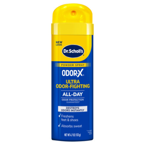 Dr. Scholl's Powder Spray, Ultra Odor-Fighting, All Day