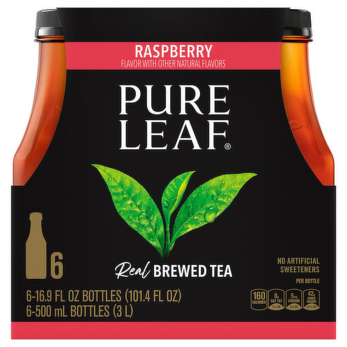 Pure Leaf Brewed Tea, Real, Raspberry