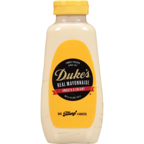 Duke's Mayonnaise, Real, Smooth & Creamy