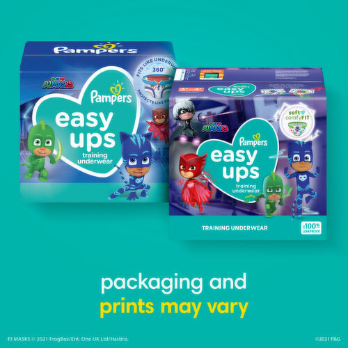 Pampers Potty Training Underwear for Toddlers, Easy Ups Diapers