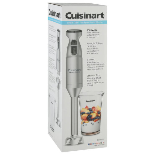 Cuisinart 2-speed Smart Stick Immersion Blender - White 