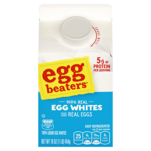 Egg Beaters Egg Whites, 100% Real