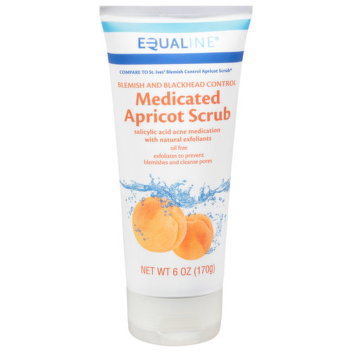 Equaline Apricot Scrub, Medicated, Blemish & Blackhead Control