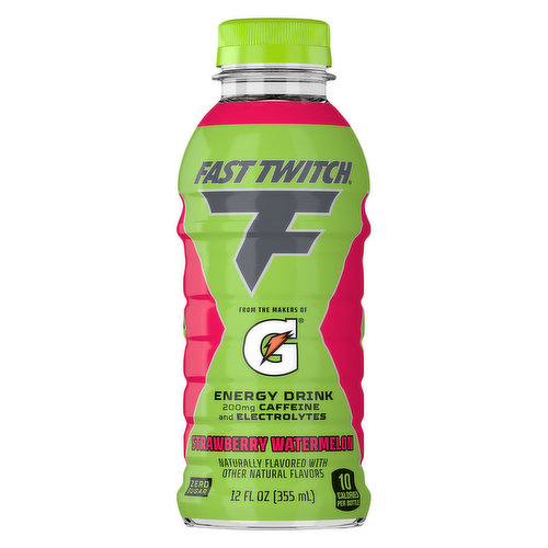 Fast Twitch Energy Drink, Strawberry Watermelon