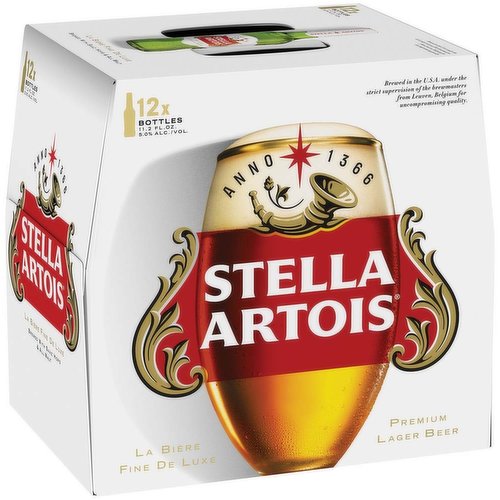 Stella Artois Beer, Lager, Premium