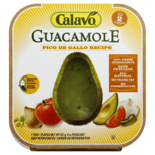 Calavo Guacamole, Pico De Gallo Recipe, Medium Spice