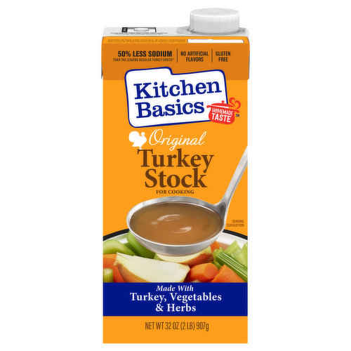 Kitchen Basics Turkey Stock, Original