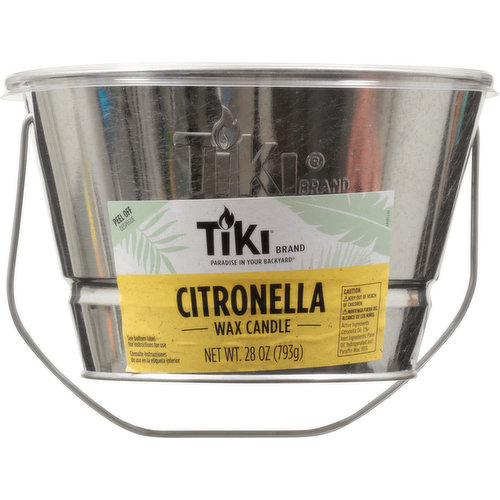 Tiki Wax Candle, Citronella