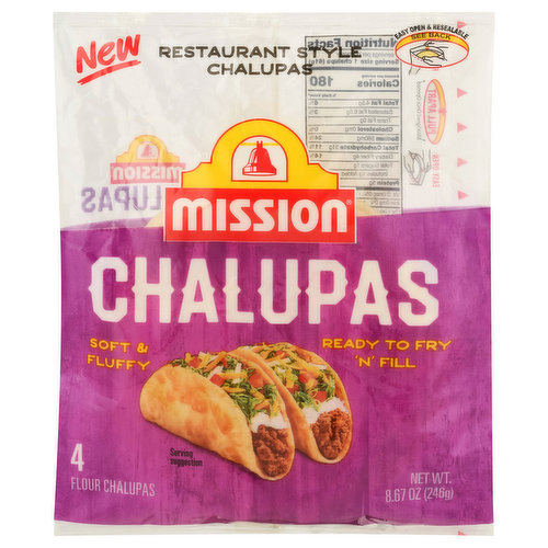 Mission Chalupas, Restaurant Style