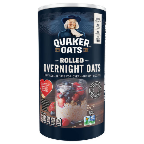 Quaker Oats Overnight Oats, Rolled