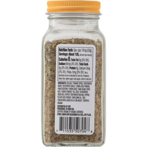 Wild Harvest Lemon Herb Seasoning 2.7 oz