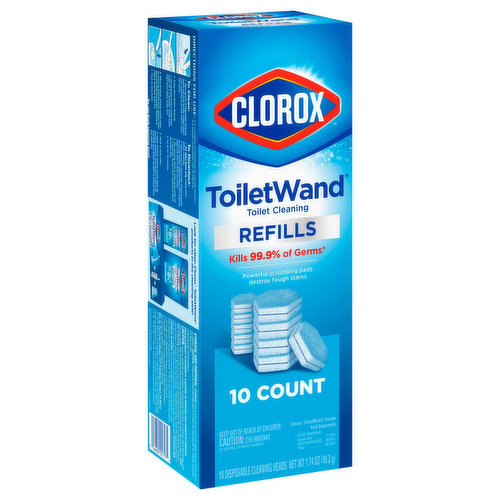 Clorox ToiletWand Disposable Toilet Cleaning System - Toilet Wand, Storage  Caddy