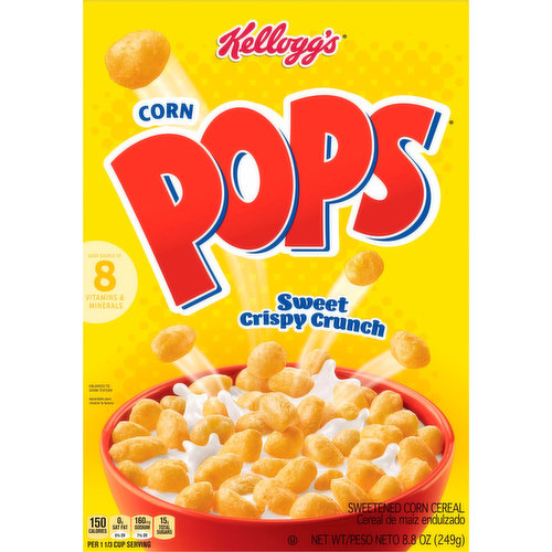 Corn Pops Cereal, Sweet Crispy Crunch