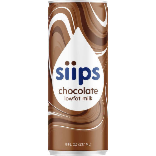 Siips Lowfat Chocolate Milk Single Serve