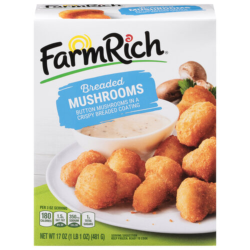 Farm Rich Mushrooms, Breaded