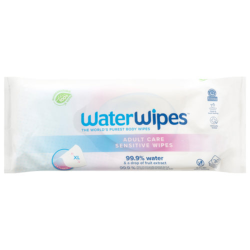 WaterWipes Wipes, Sensitive, Adult Care, XL