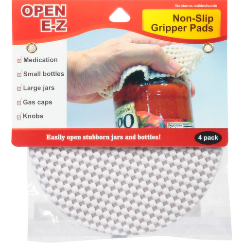 Can Opener Kitchen Grippers To Remove Stubborn Lids, Caps and