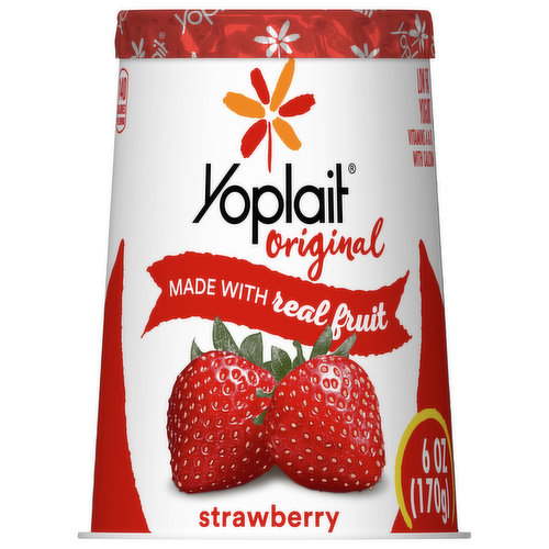 Yoplait Original Yogurt, Low Fat, Strawberry