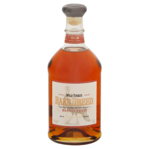 Expertly Wild Turkey crafted. Master distiller.