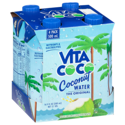 Vita Coco Coconut Water, The Original, 4 Pack
