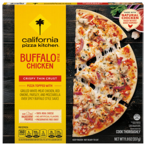 California Pizza Kitchen Pizza, Crispy Thin Crust, Buffalo Style Chicken